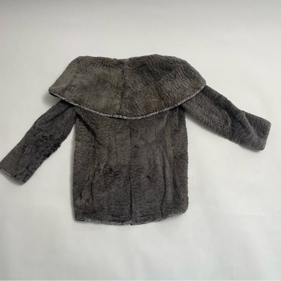 VINTAGE GRINVEST made in Italy rabbit open front jacket - Picture 8 of 8